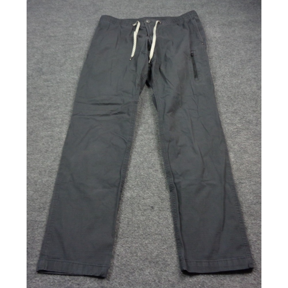 Vuori Pants Mens L Grey Ripstop Climber Performance Outdoor Organic Minimalist